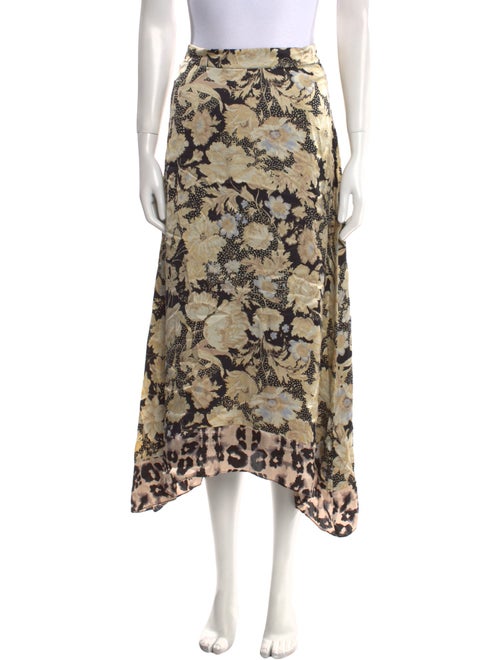 Rebecca Taylor Silk Midi Length Skirt