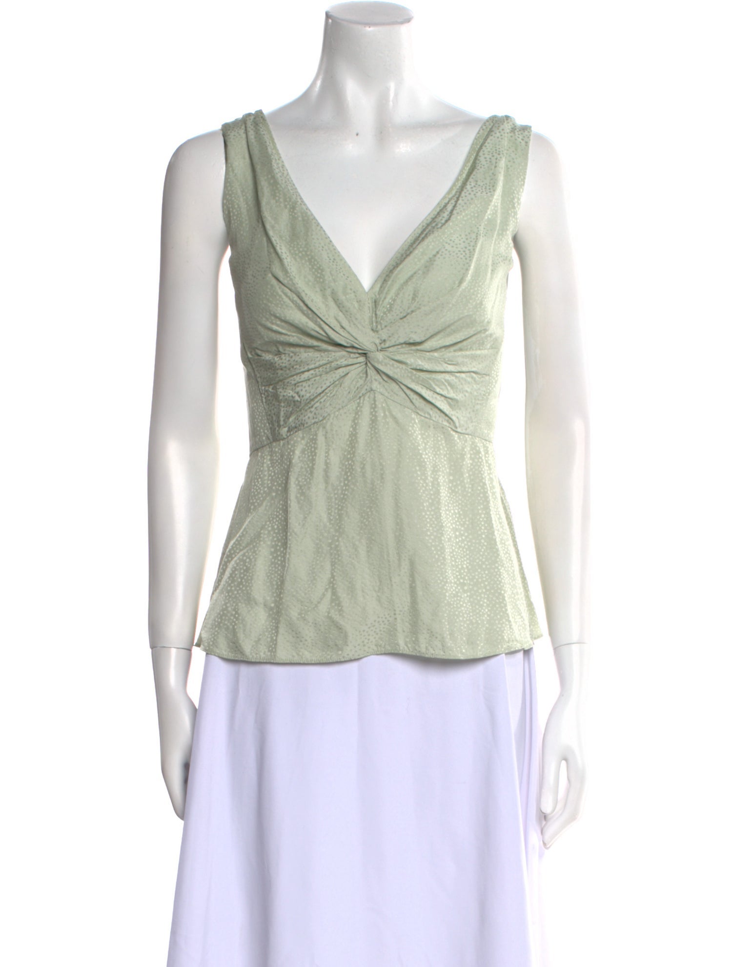 Rebecca Taylor V-Neck Sleeveless Top