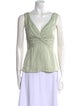 Rebecca Taylor V-Neck Sleeveless Top