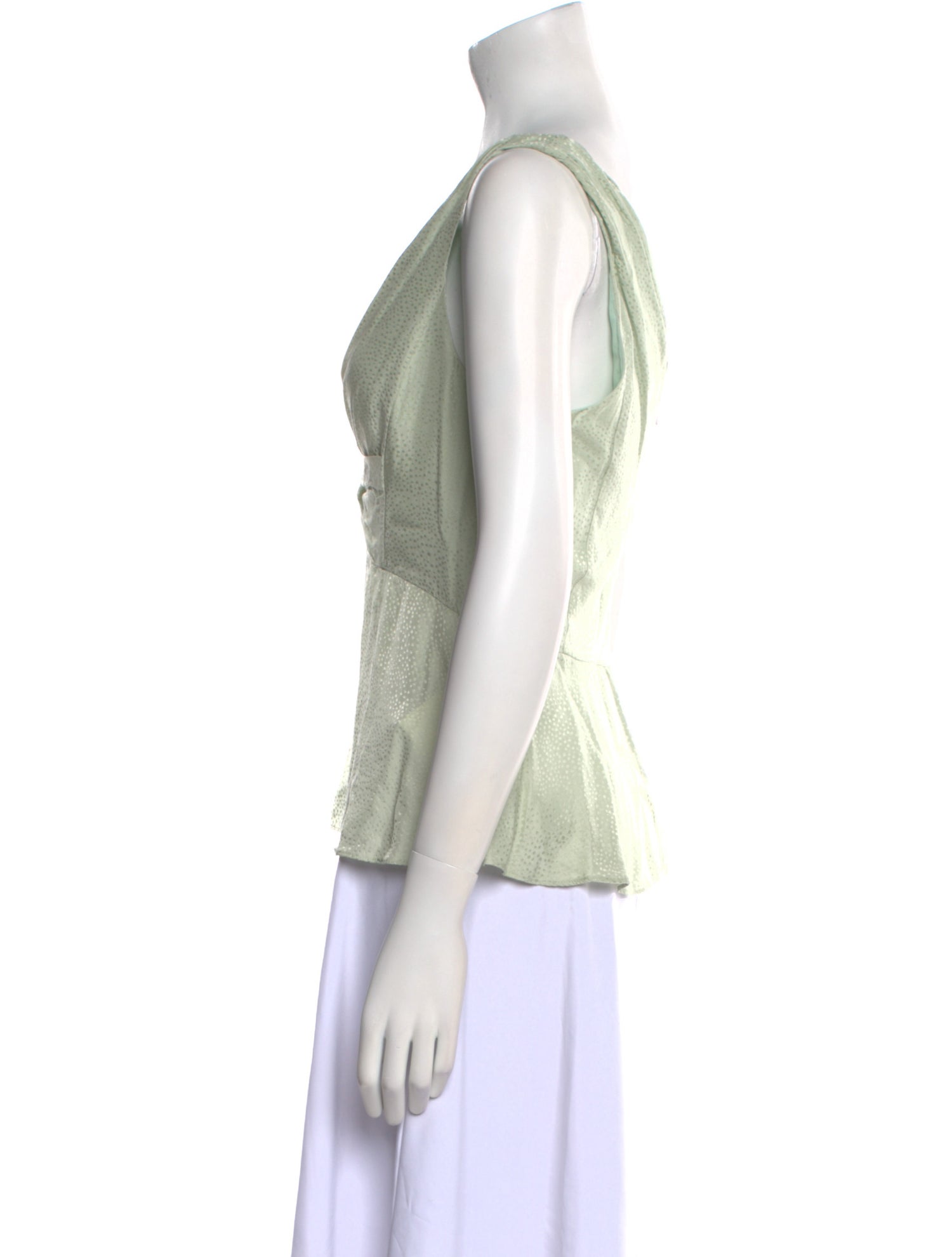 Rebecca Taylor V-Neck Sleeveless Top