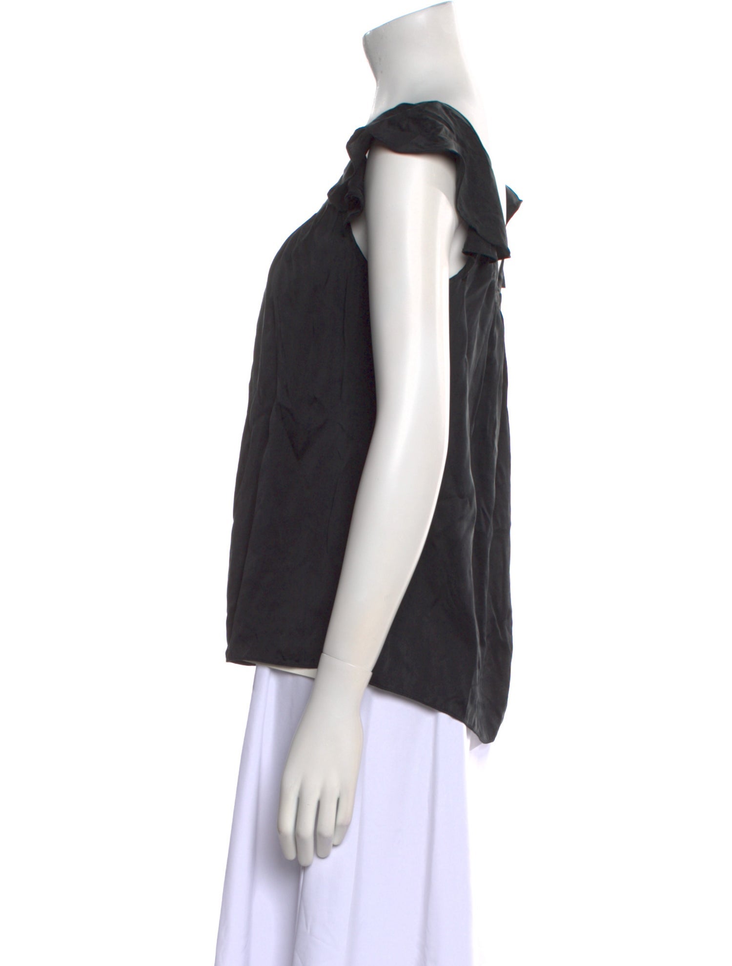 Rebecca Taylor Silk Square Neckline Blouse