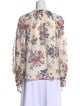 Rebecca Taylor Silk Floral Print Blouse