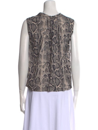 Rebecca Taylor Silk Printed Blouse