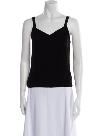 Rebecca Taylor V-Neck Sleeveless Top
