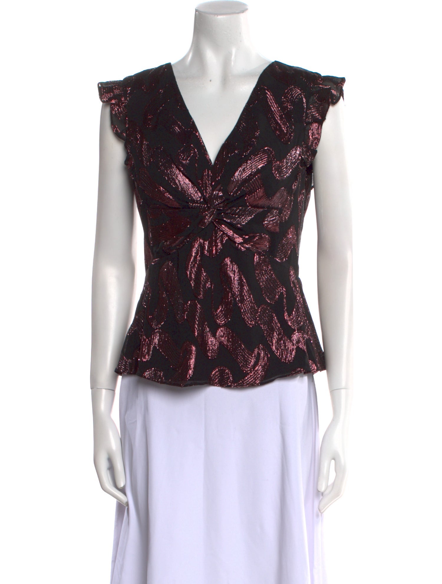 Rebecca Taylor Silk Floral Print Blouse