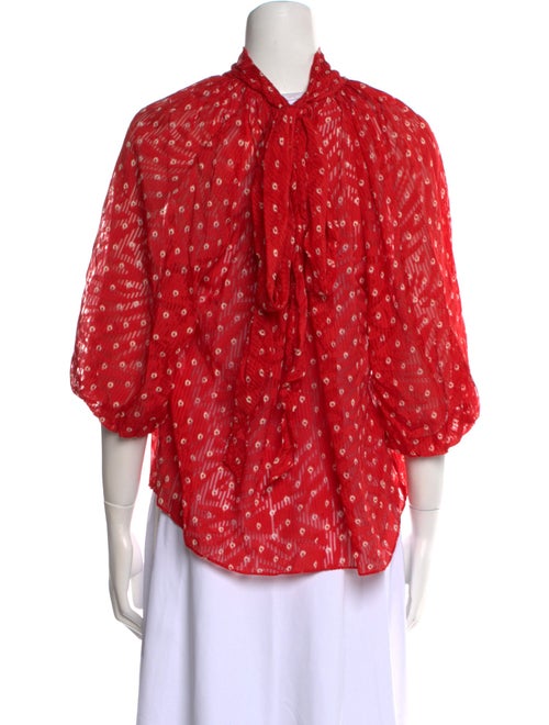 Rebecca Taylor Silk Printed Blouse