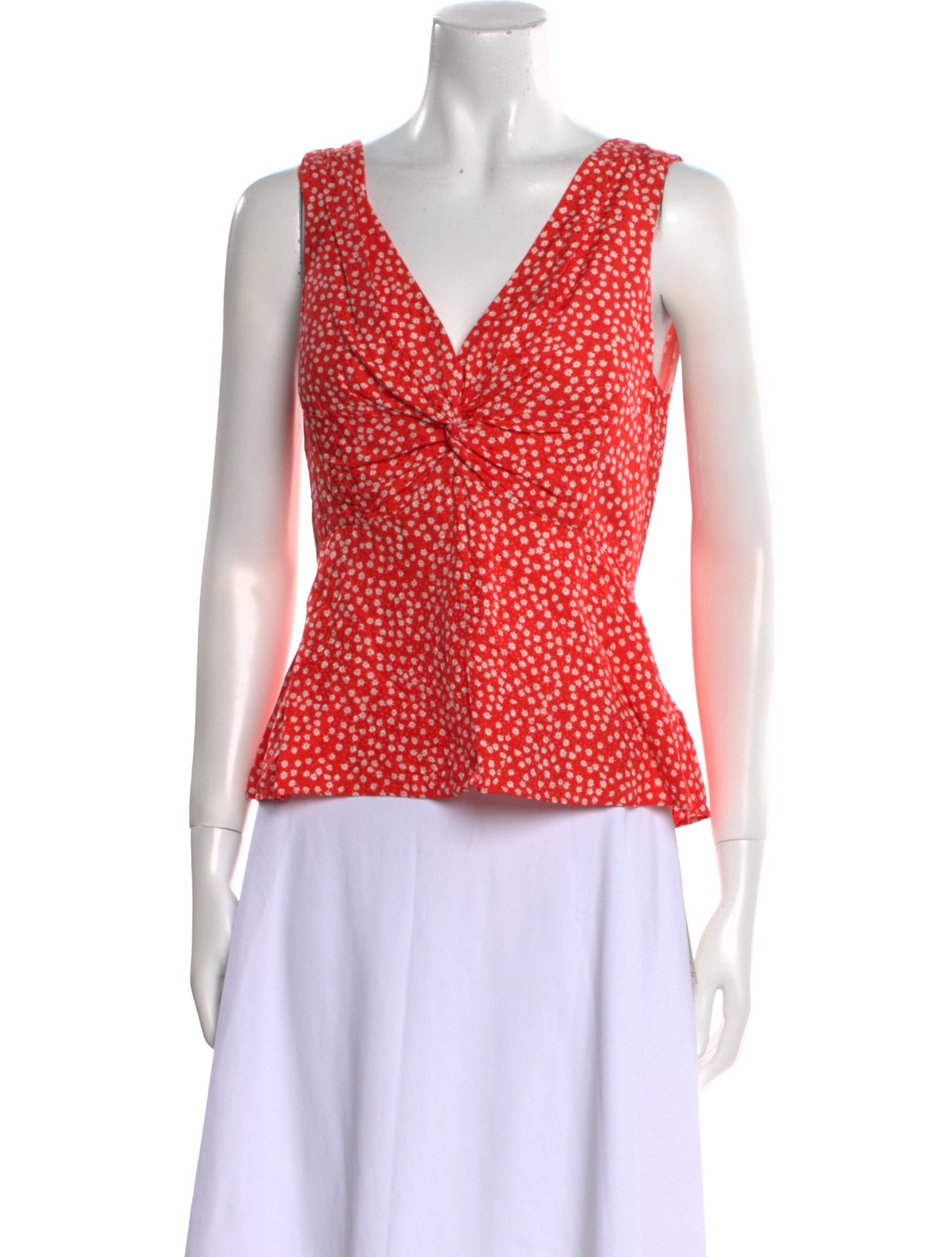 Rebecca Taylor Silk Floral Print Top