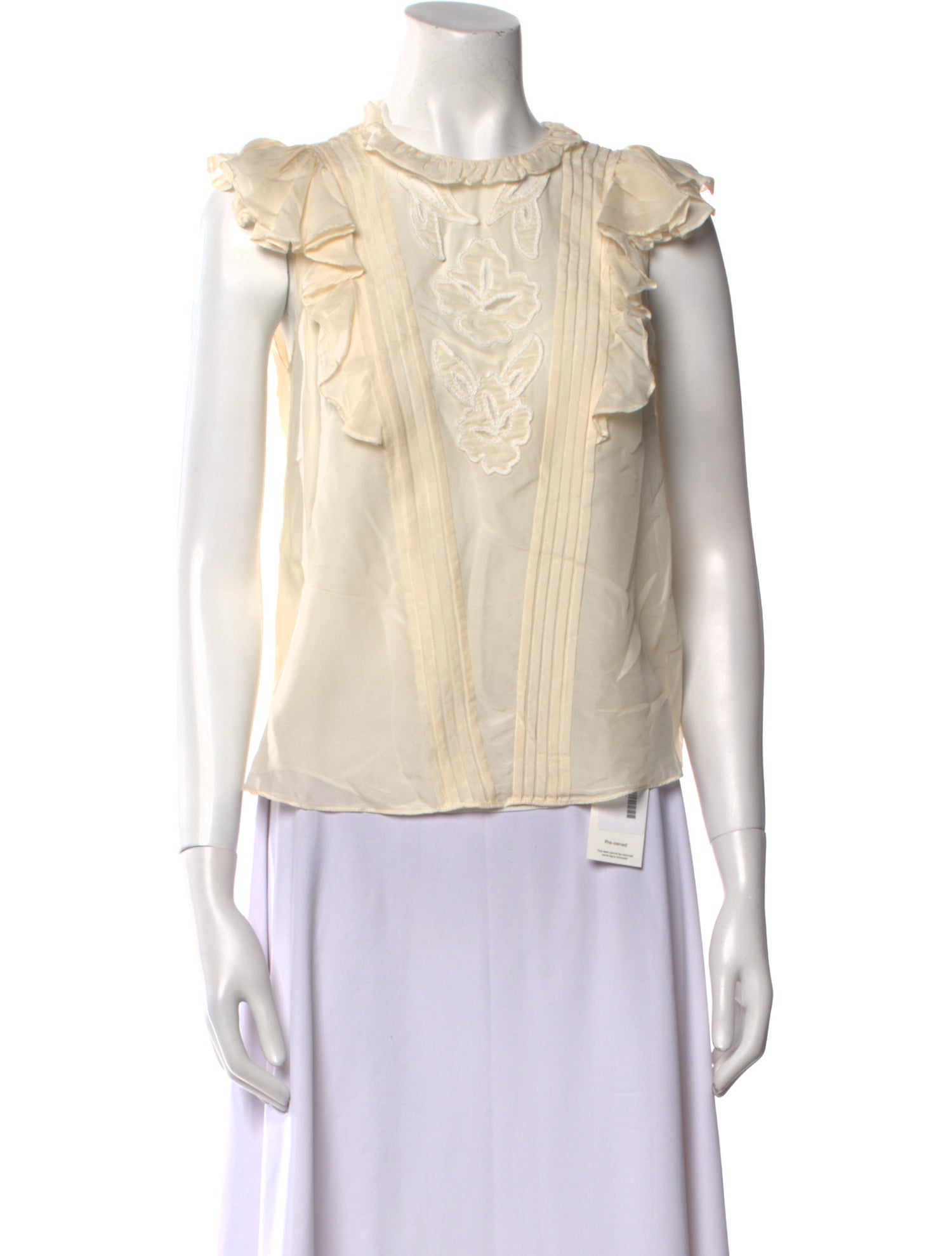 Rebecca Taylor Silk Crew Neck Blouse