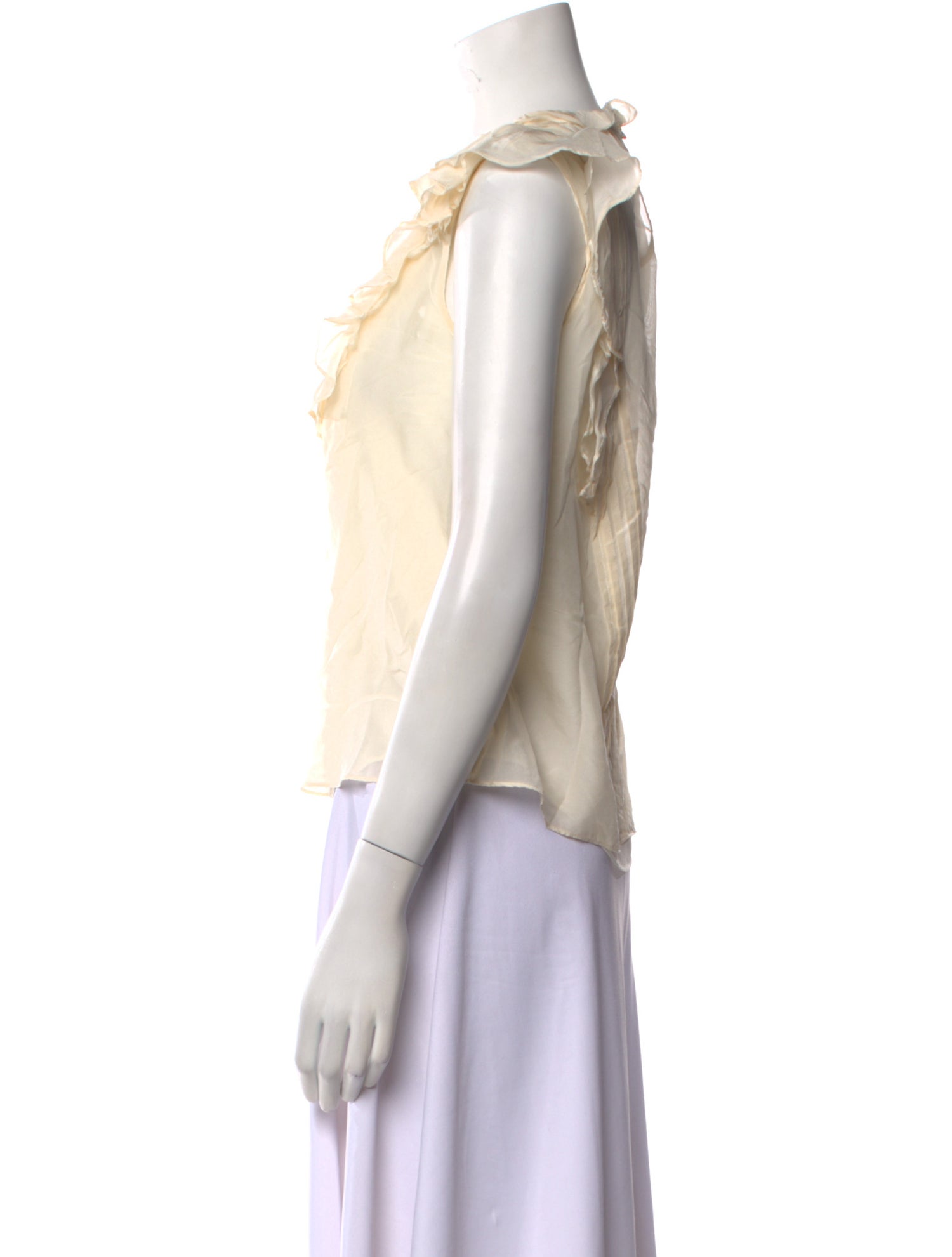 Rebecca Taylor Silk Crew Neck Blouse