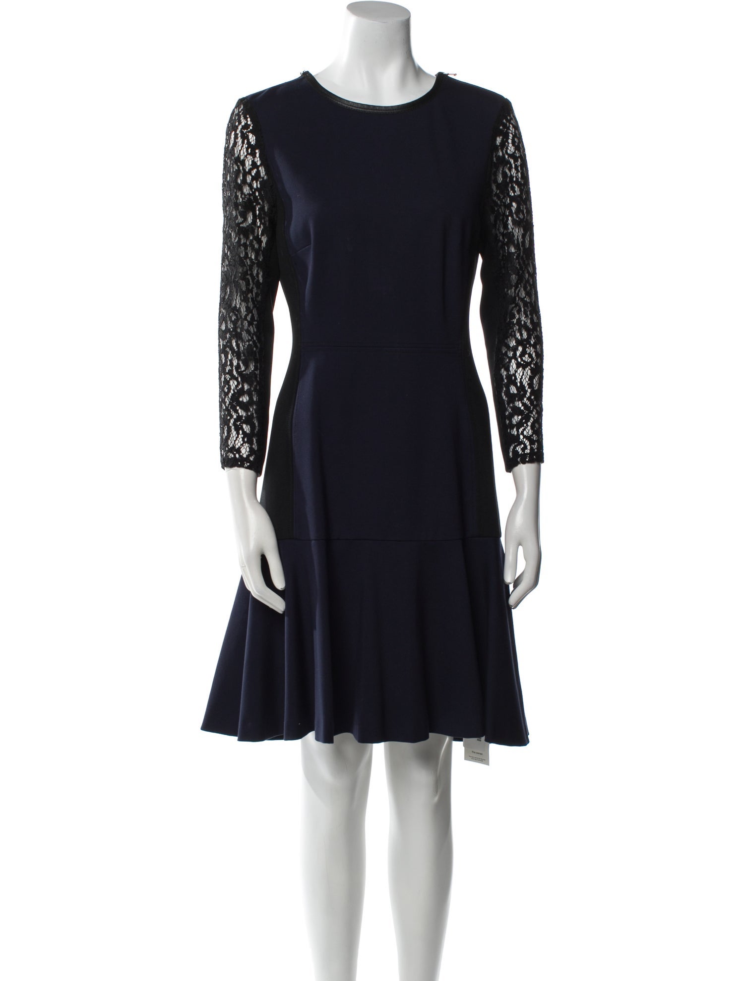 Rebecca Taylor Crew Neck Knee-Length Dress