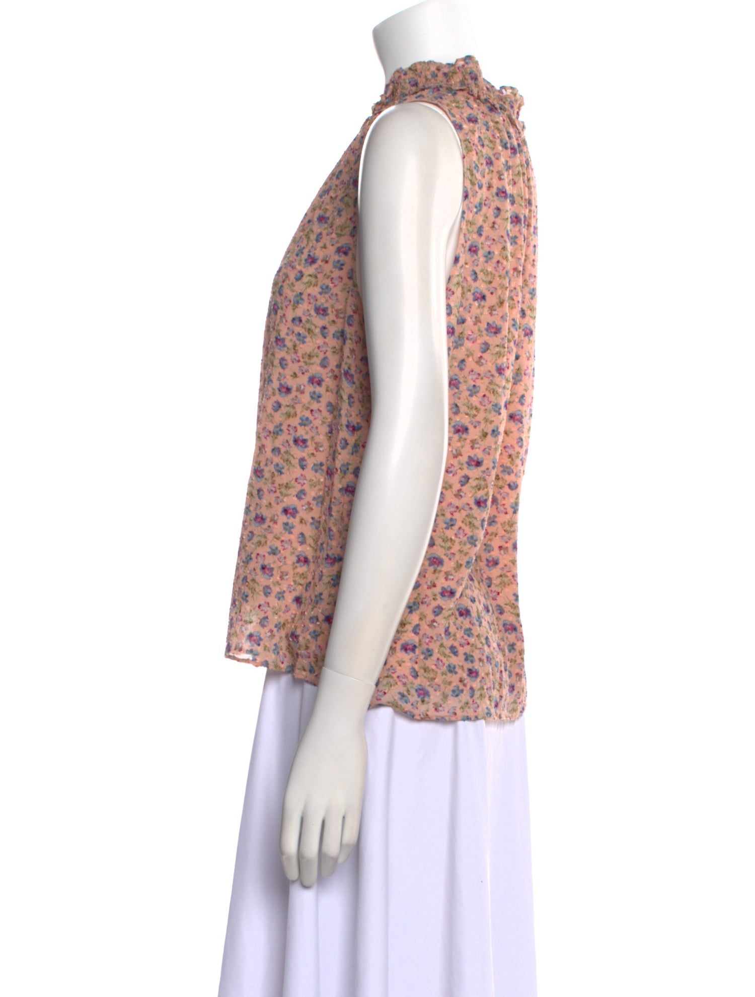 Rebecca Taylor Silk Floral Print Blouse