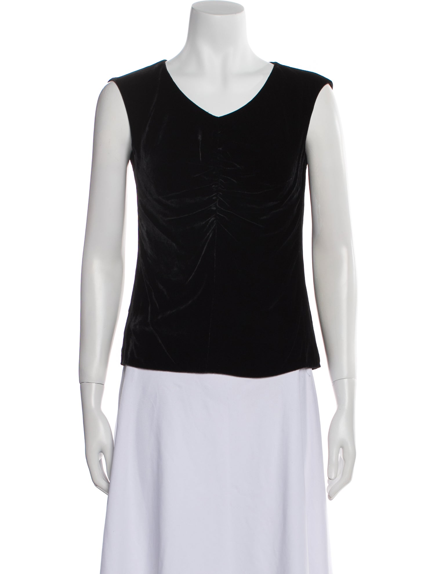 Rebecca Taylor V-Neck Sleeveless Top
