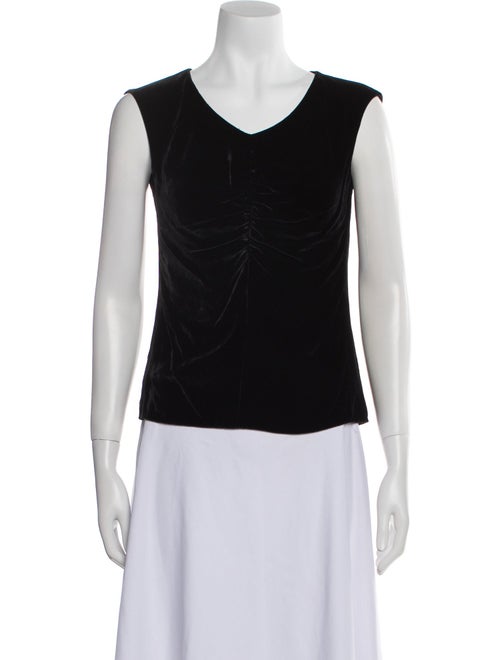 Rebecca Taylor V-Neck Sleeveless Top