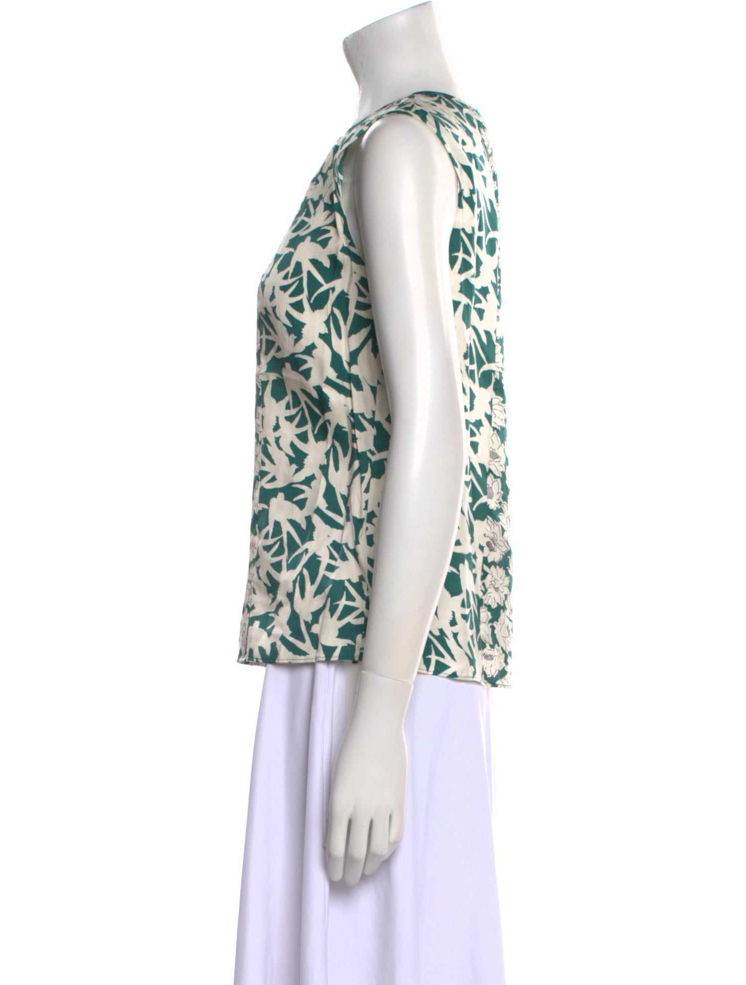 Rebecca Taylor Silk Floral Print Top