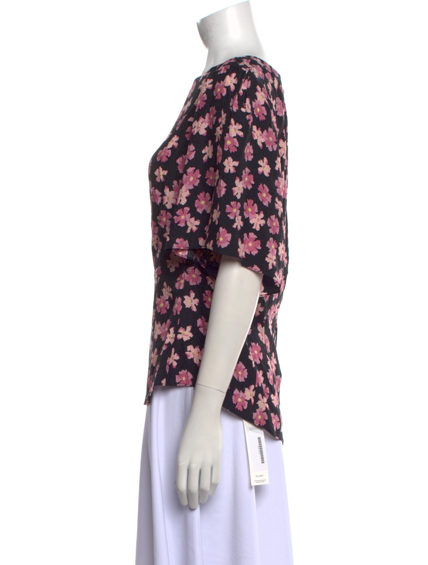 Rebecca Taylor Silk Floral Print Blouse