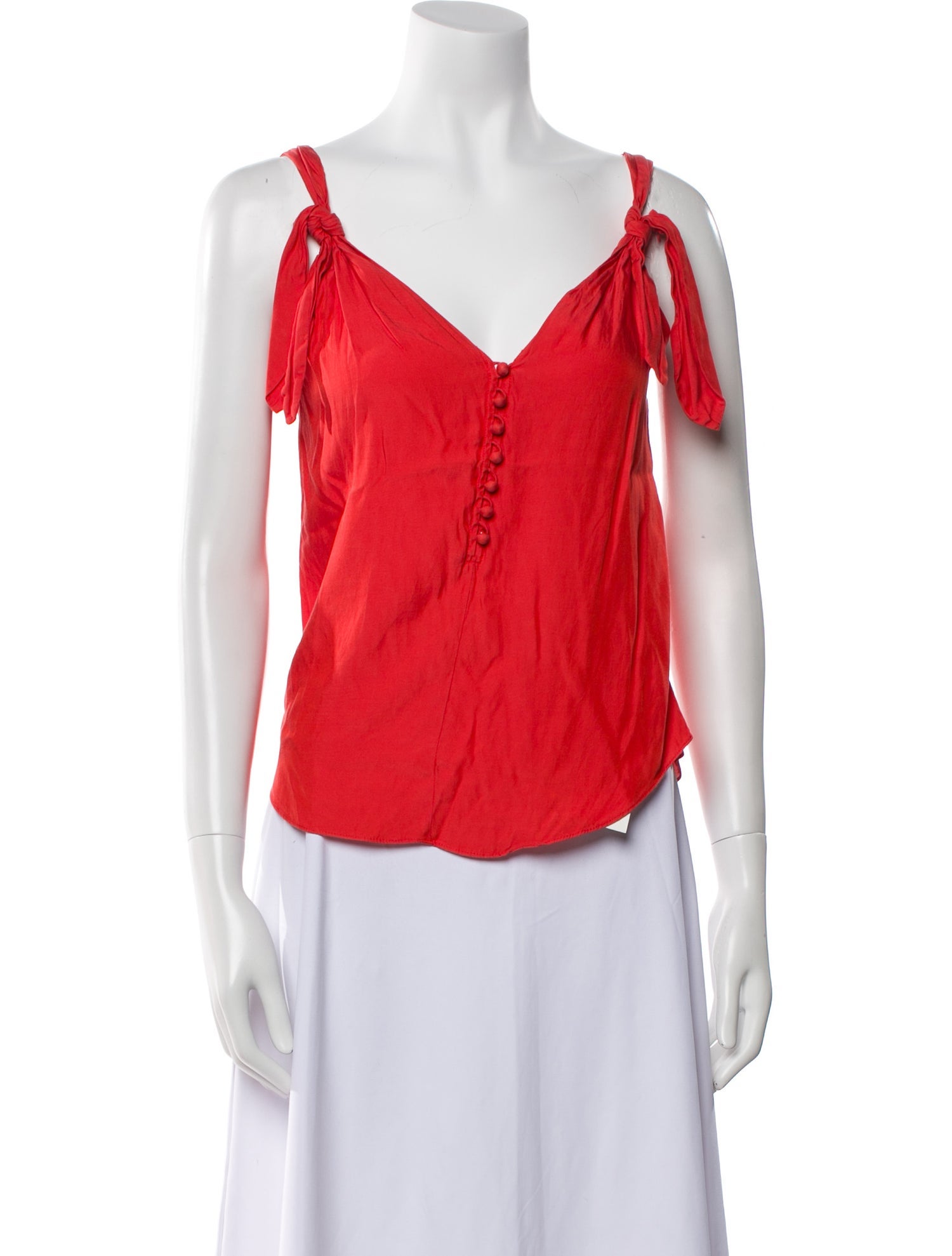 Rebecca Taylor Silk V-Neck Top