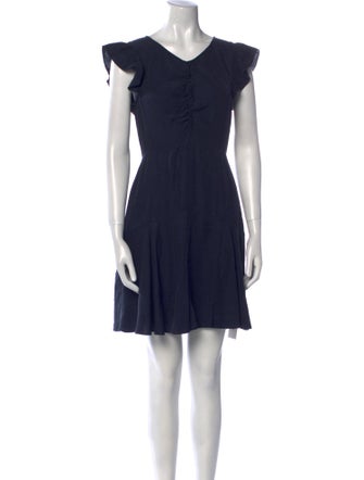 Rebecca Taylor V-Neck Mini Dress