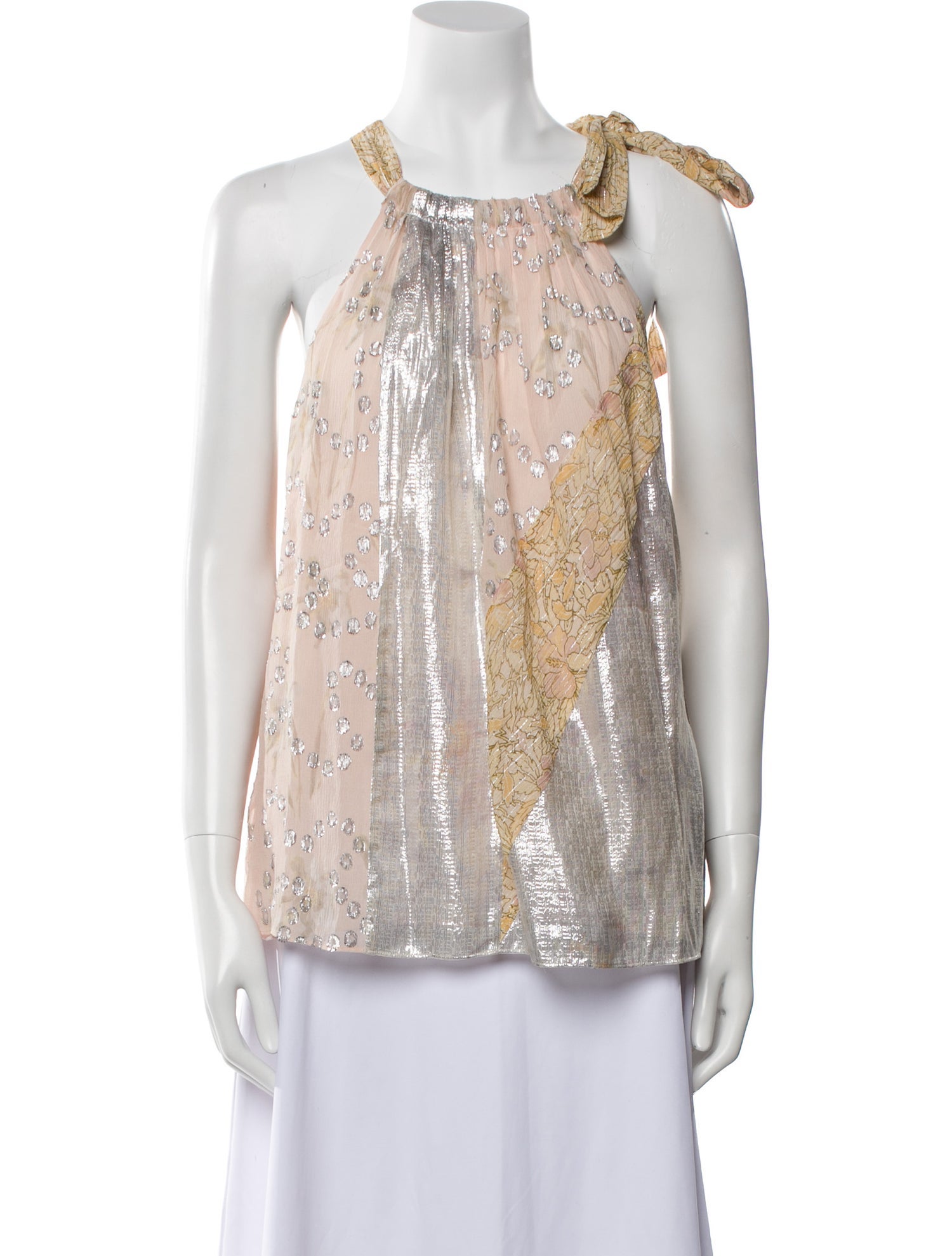 Rebecca Taylor Silk Printed Blouse