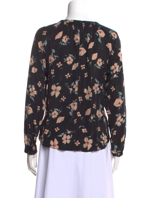 Rebecca Taylor Silk Floral Print Blouse