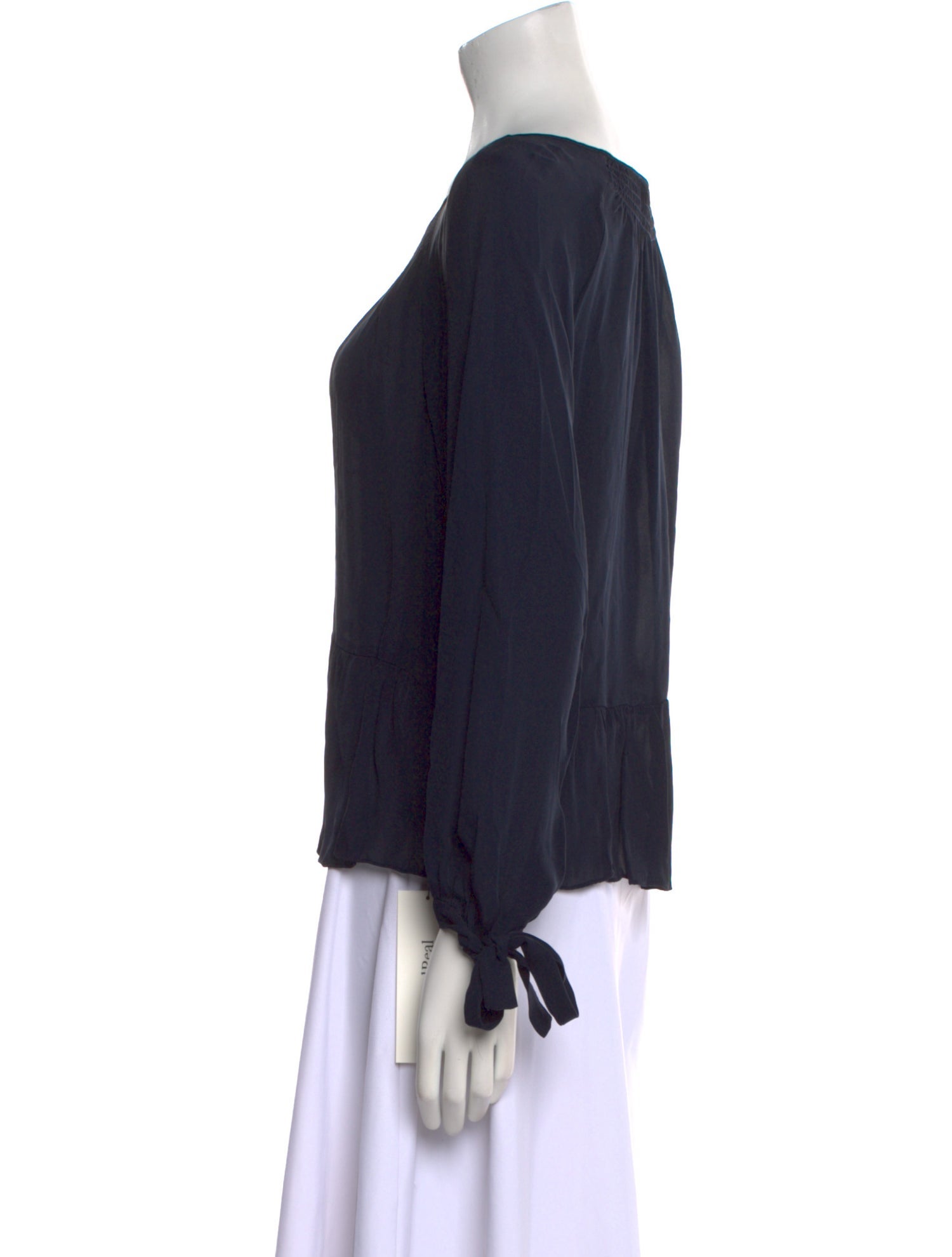 Rebecca Taylor Silk Scoop Neck Blouse