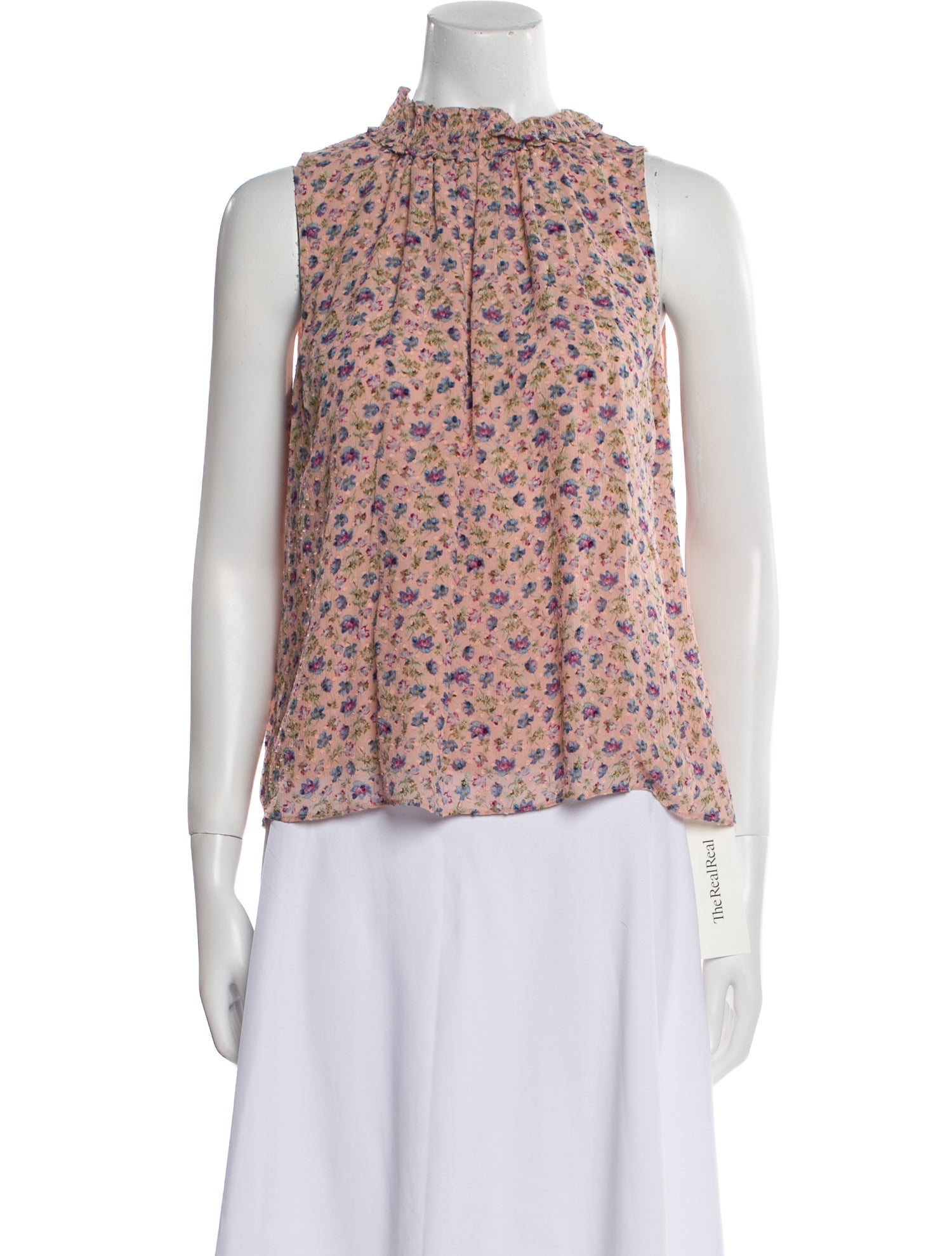 Rebecca Taylor Silk Floral Print Blouse