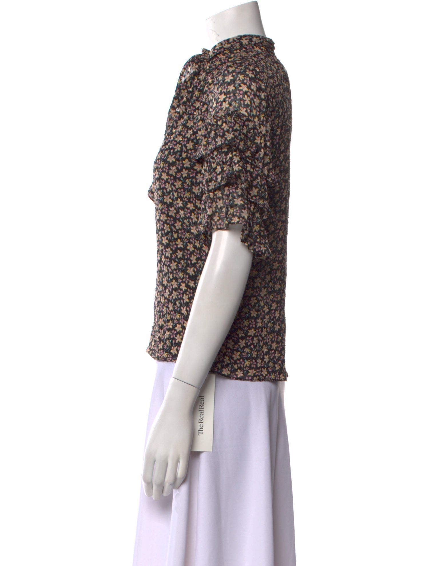 Rebecca Taylor Silk Floral Print Blouse