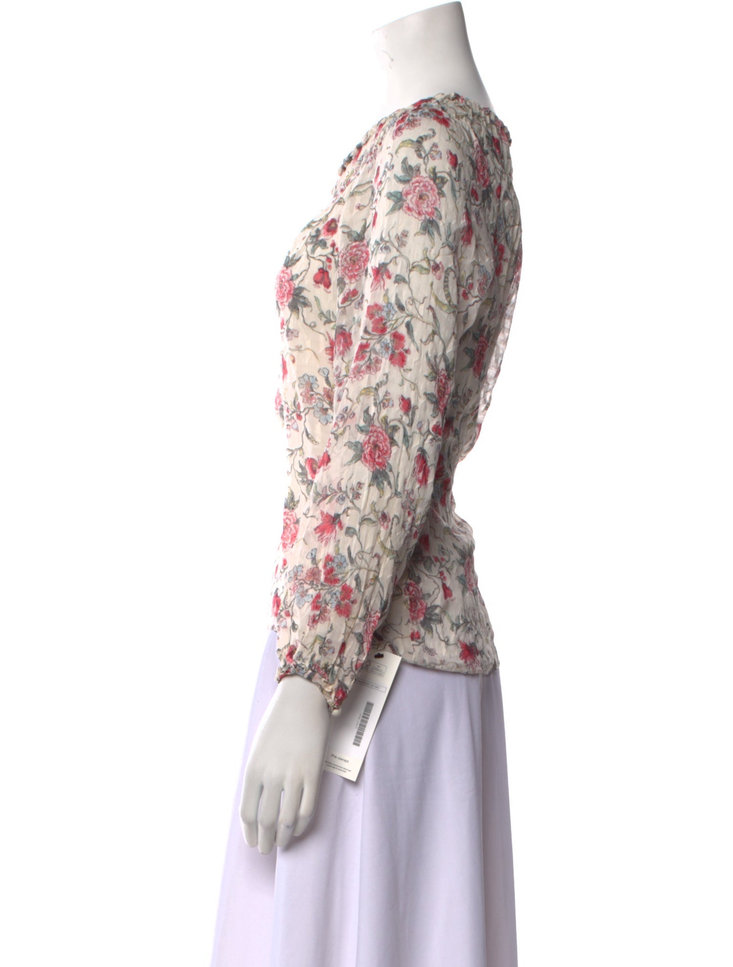 Rebecca Taylor Silk Floral Print Blouse