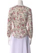 Rebecca Taylor Silk Floral Print Blouse