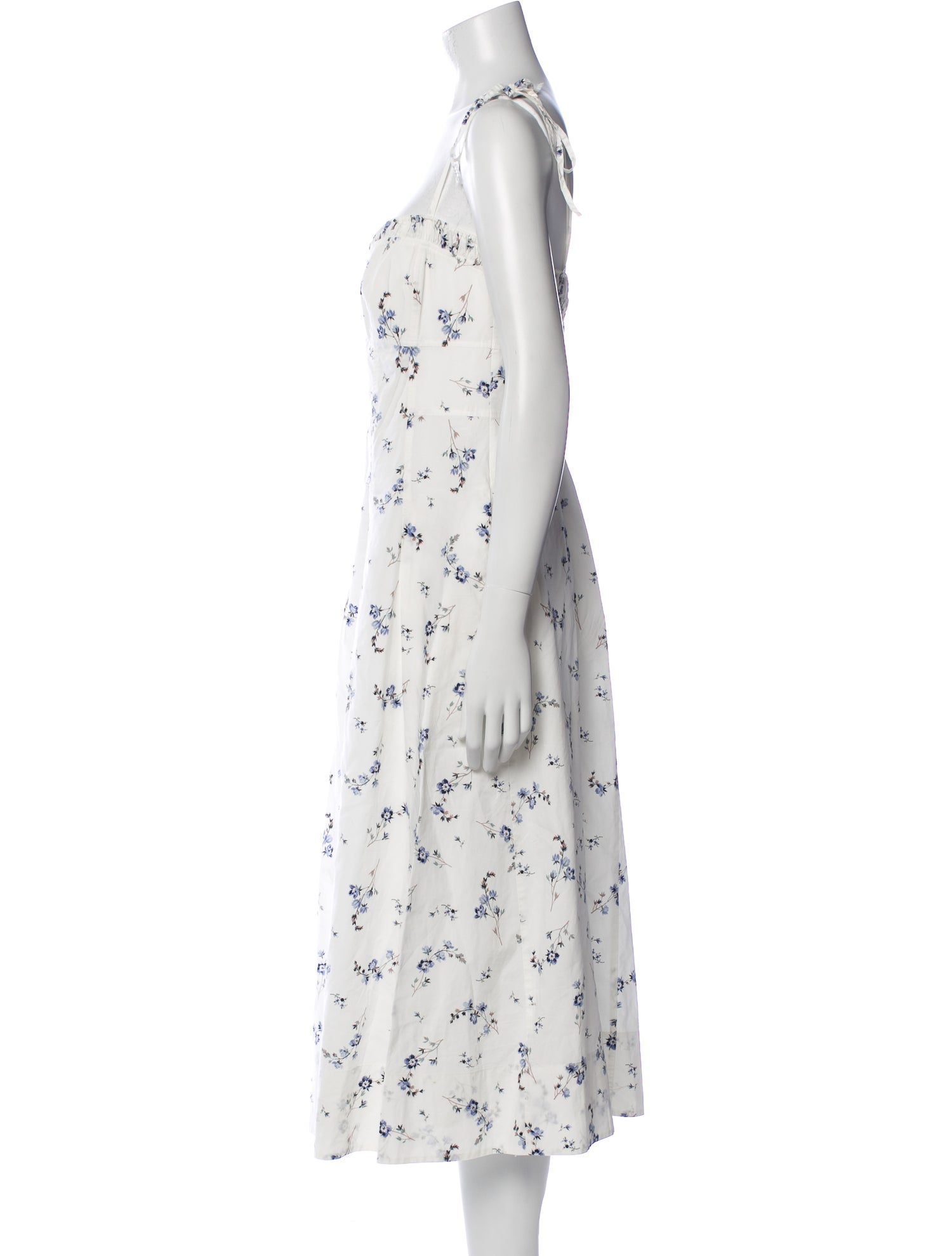 Rebecca Taylor Floral Print Long Dress