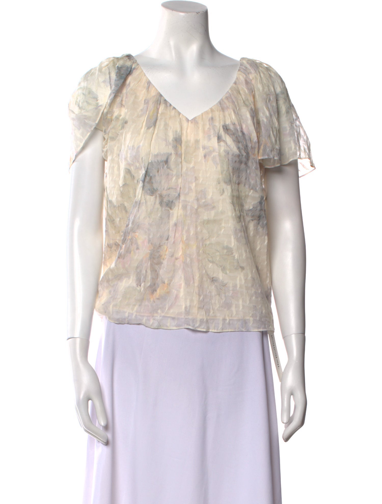 Rebecca Taylor Silk Printed Blouse