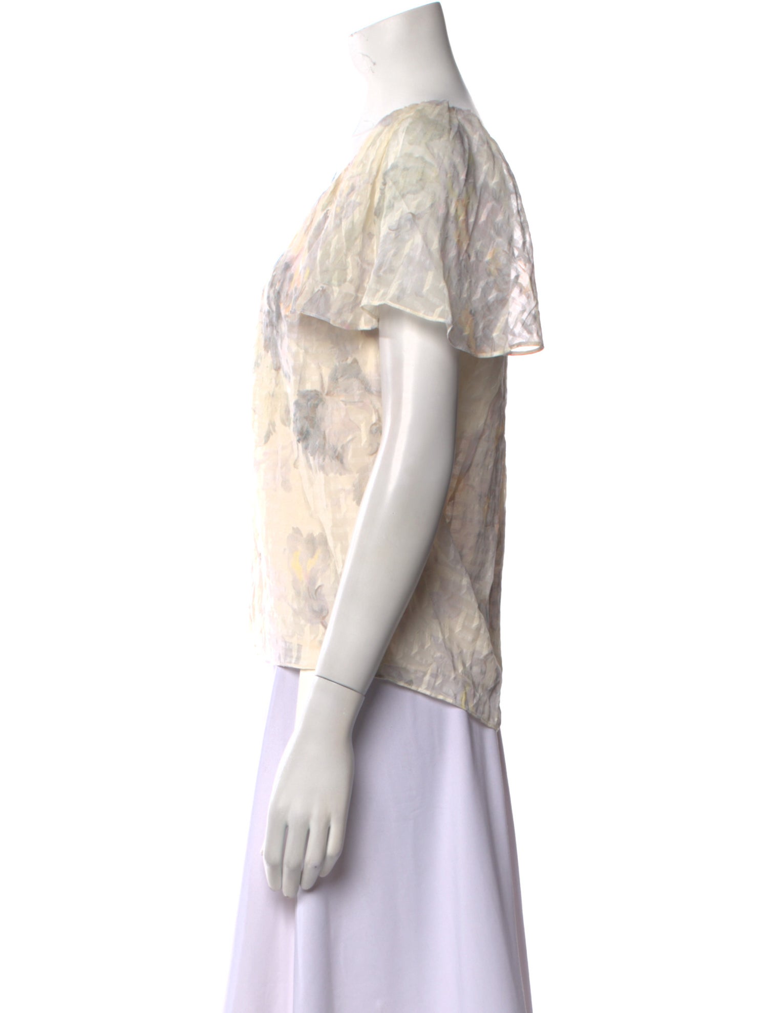 Rebecca Taylor Silk Printed Blouse