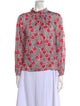Rebecca Taylor Silk Floral Print Blouse