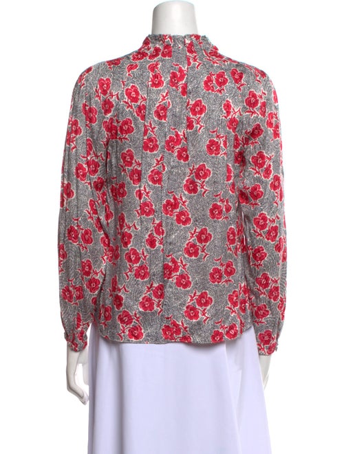 Rebecca Taylor Silk Floral Print Blouse