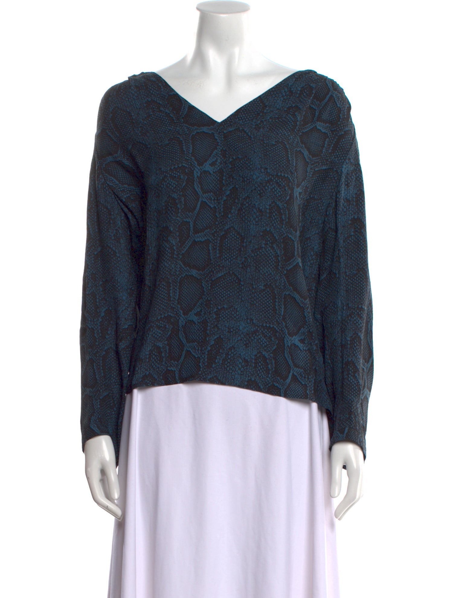 Rebecca Taylor Silk Animal Print Sweatshirt w/ Tags