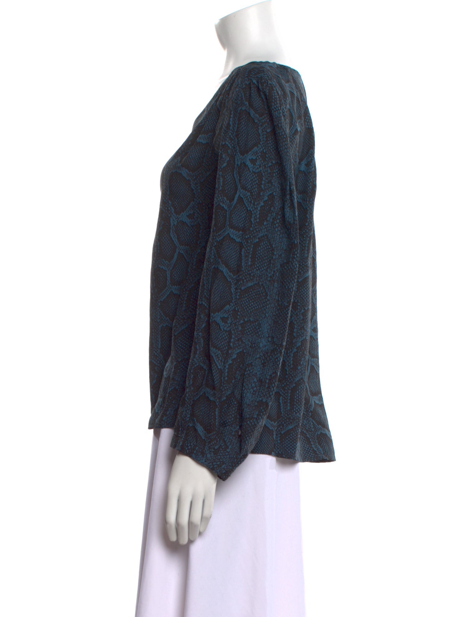 Rebecca Taylor Silk Animal Print Sweatshirt w/ Tags