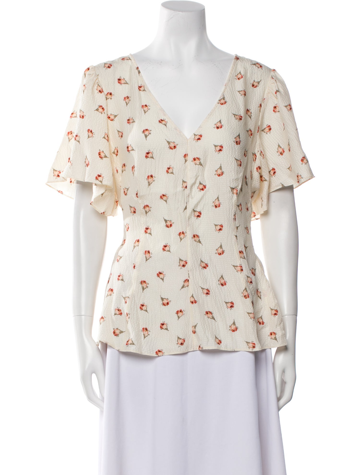 Rebecca Taylor Silk Printed Blouse w/ Tags