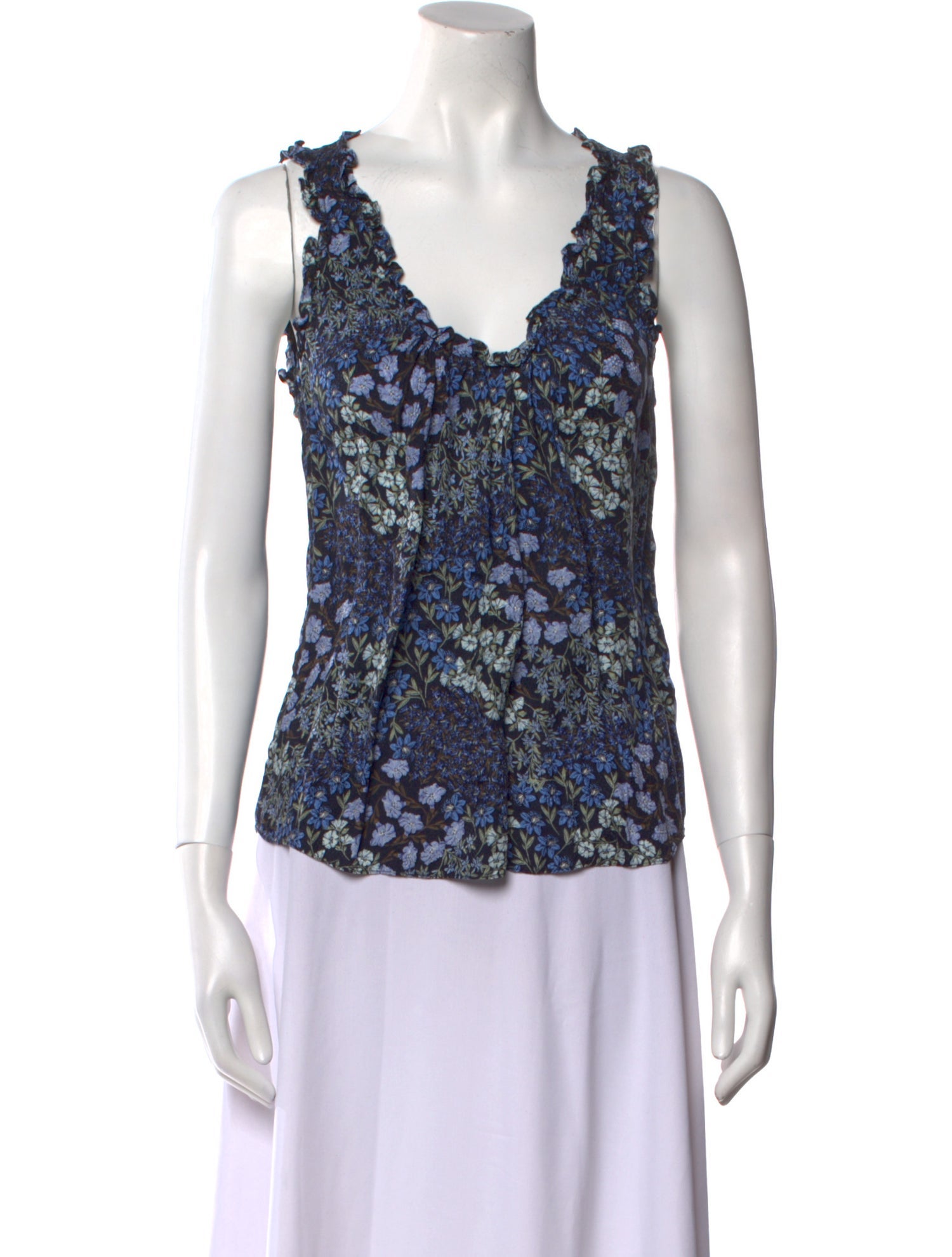 Rebecca Taylor Silk Floral Print Blouse