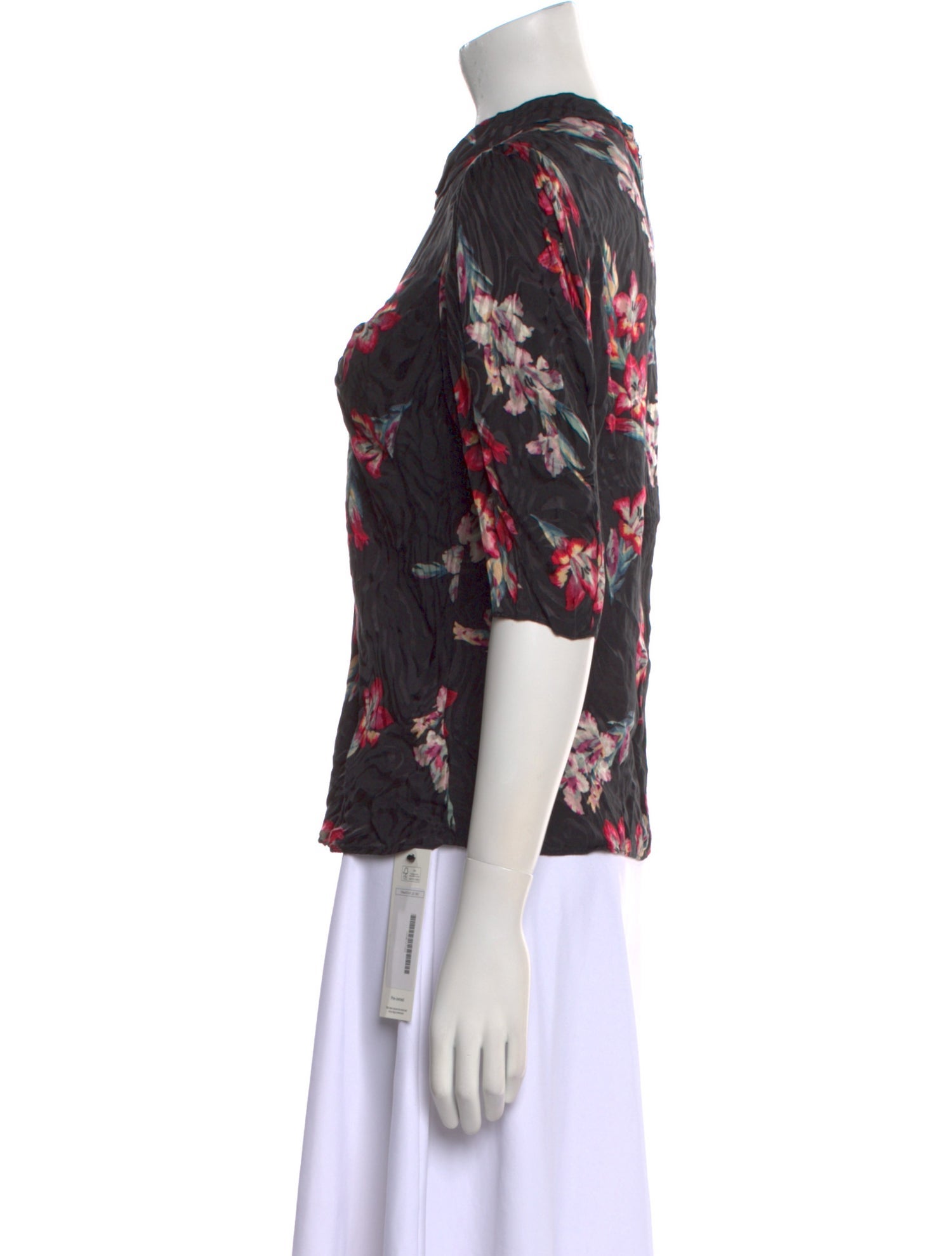 Rebecca Taylor Silk Floral Print Blouse