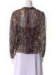Rebecca Taylor Silk Printed Blouse