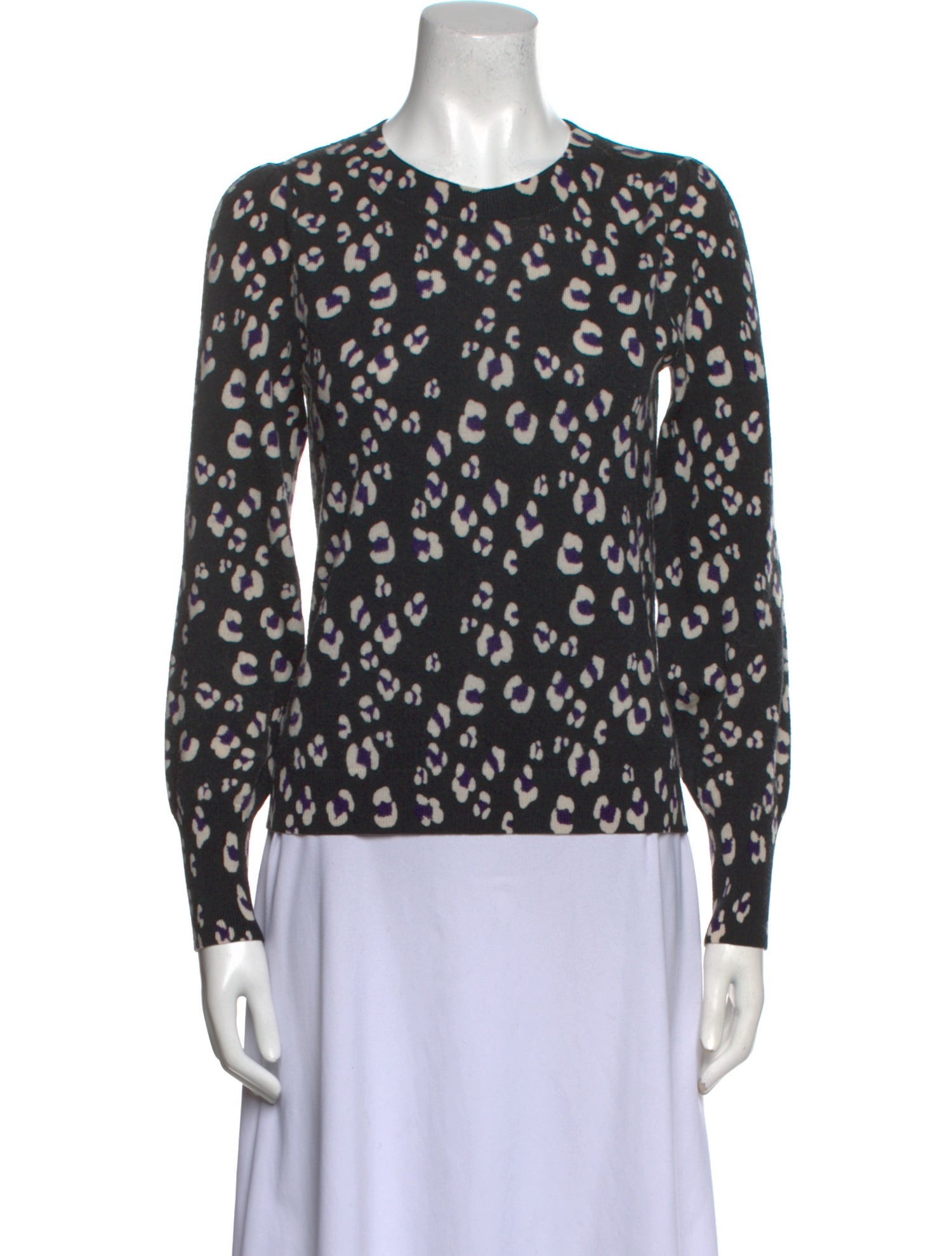 Rebecca Taylor Wool Printed Sweater