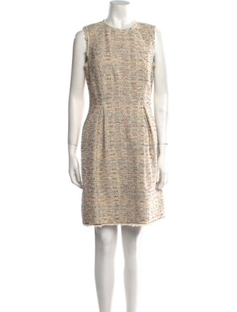 Rebecca Taylor Crew Neck Knee-Length Dress