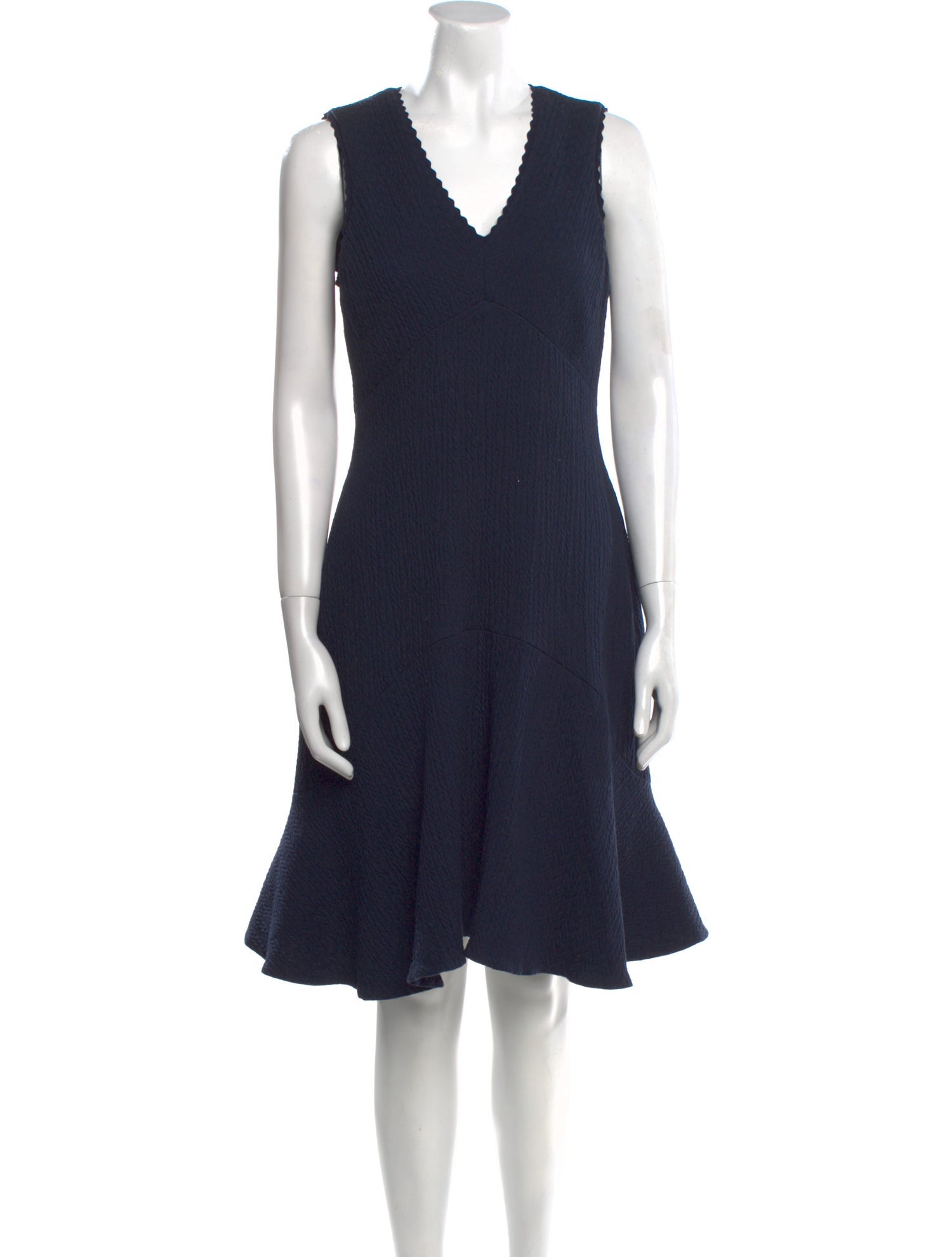 Rebecca Taylor V-Neck Knee-Length Dress