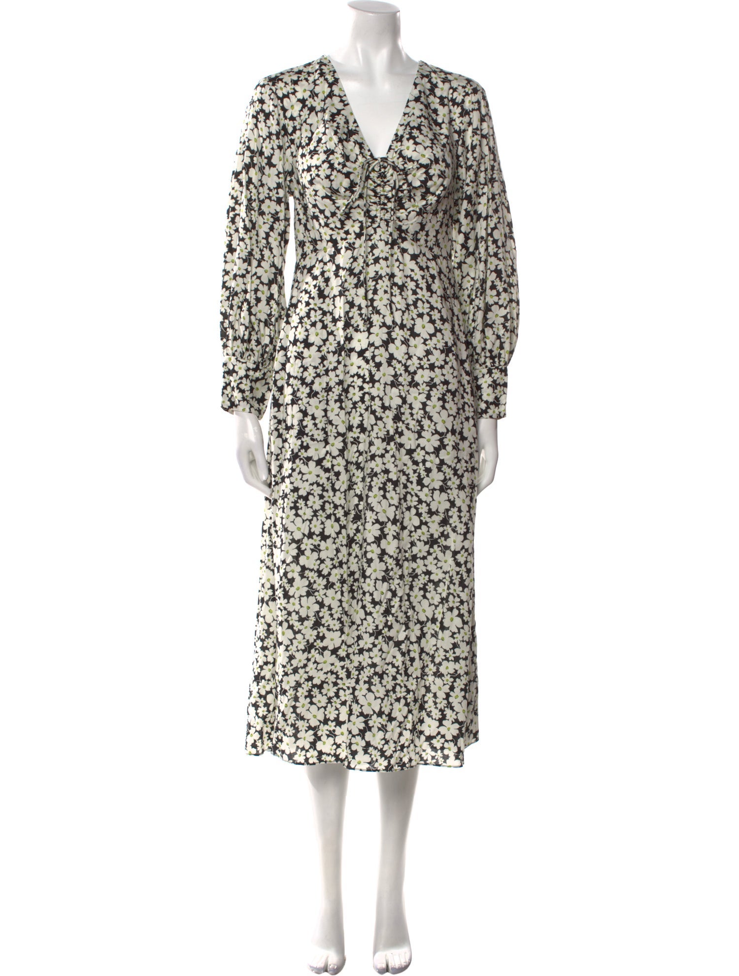 Rebecca Taylor Floral Print Long Dress