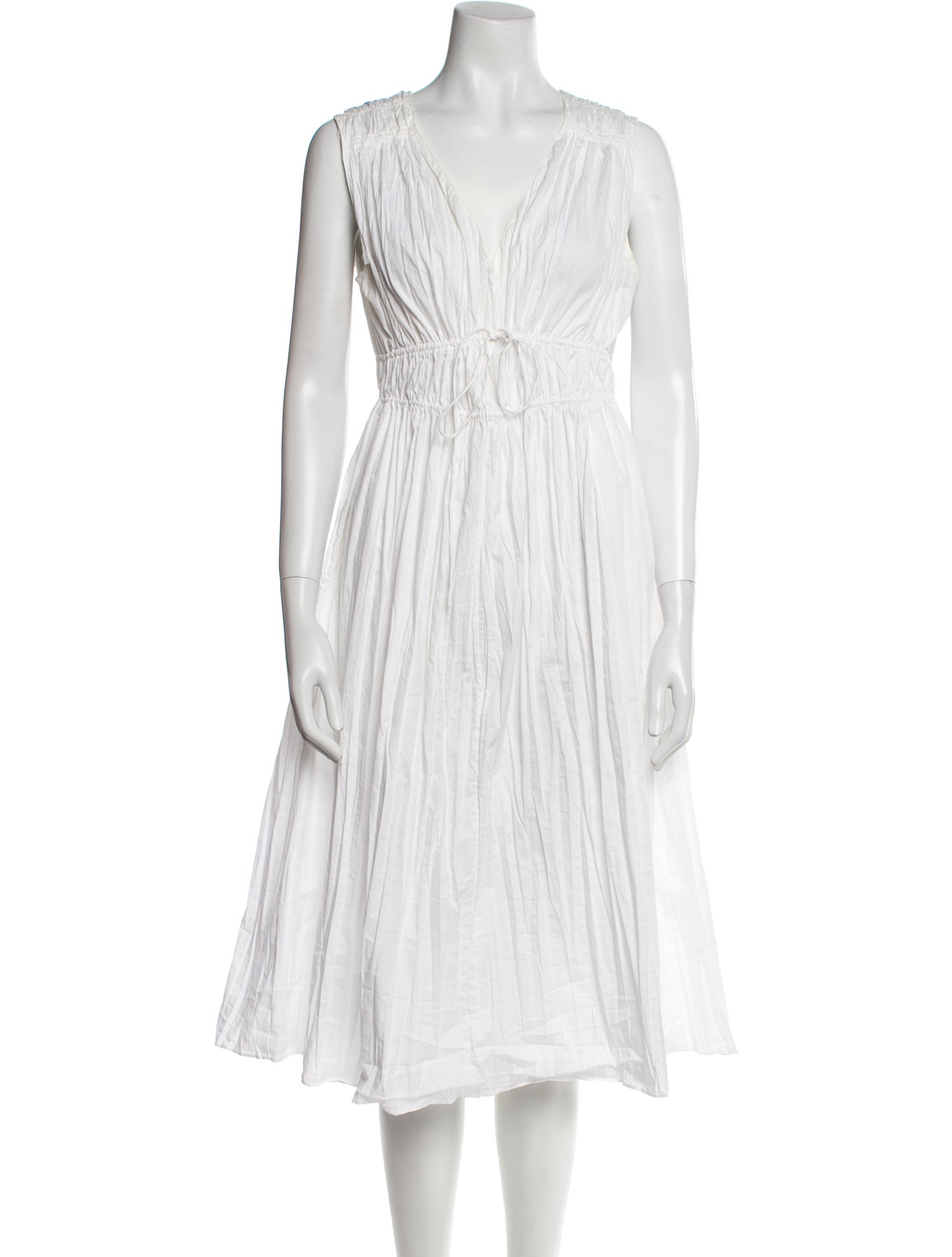 Rebecca Taylor V-Neck Midi Length Dress