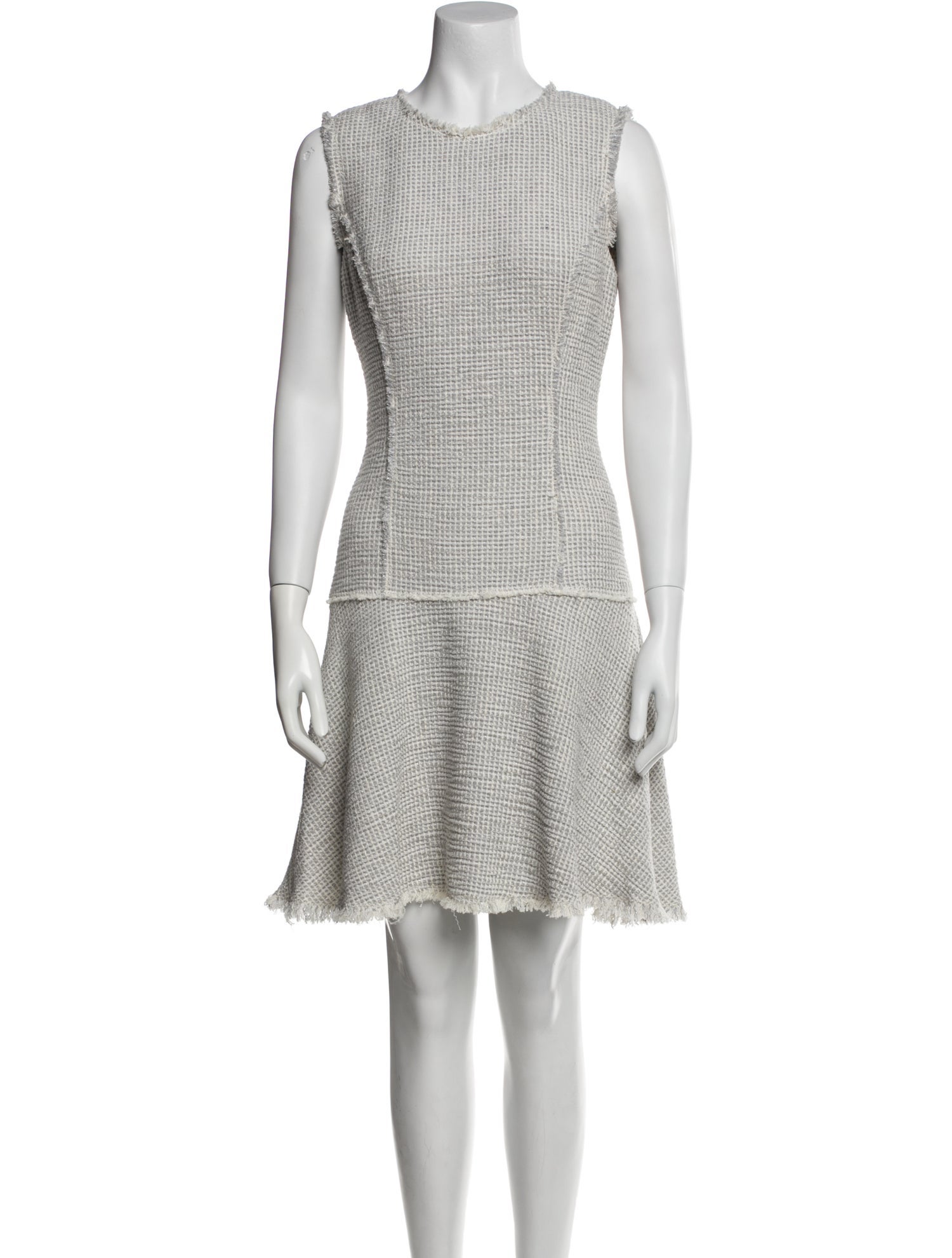 Rebecca Taylor Bateau Neckline Mini Dress