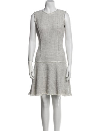 Rebecca Taylor Bateau Neckline Mini Dress