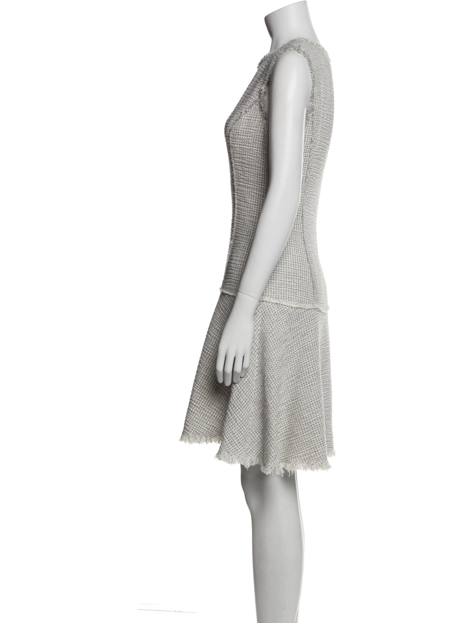 Rebecca Taylor Bateau Neckline Mini Dress