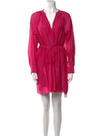 Rebecca Taylor V-Neck Mini Dress