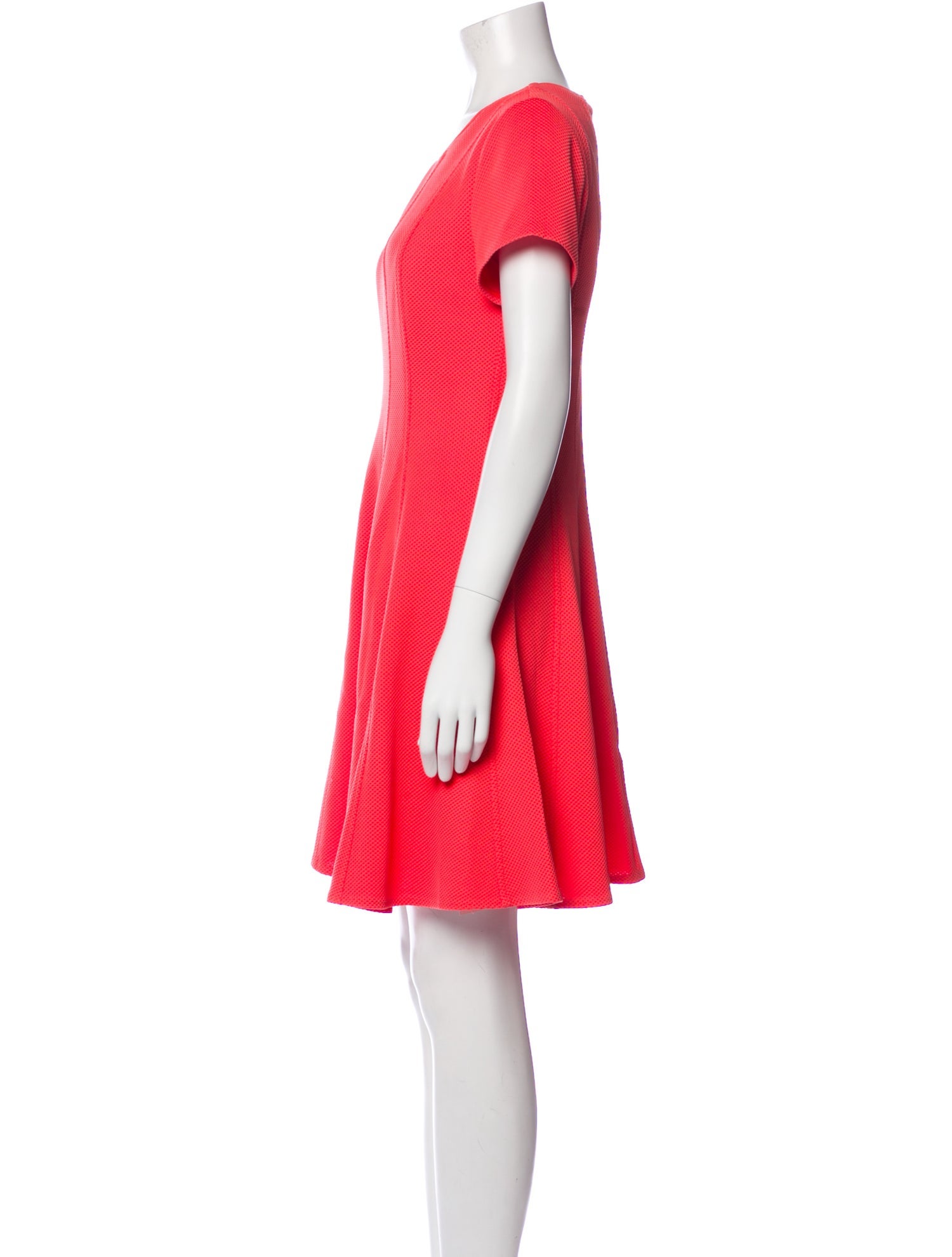 Rebecca Taylor Crew Neck Knee-Length Dress