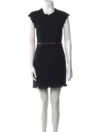 Rebecca Taylor Crew Neck Mini Dress